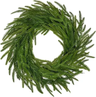 Kerstdeurkrans Kunstkrans 60 cm Groen