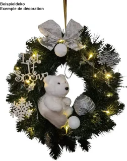 Kerstkrans Dennentakken 40 cm - kunstkerstkrans