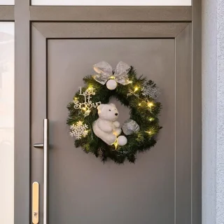 Kerstkrans Dennentakken 40 cm - kunstkerstkrans
