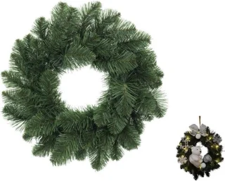 Kerstkrans Dennentakken 40 cm - kunstkerstkrans