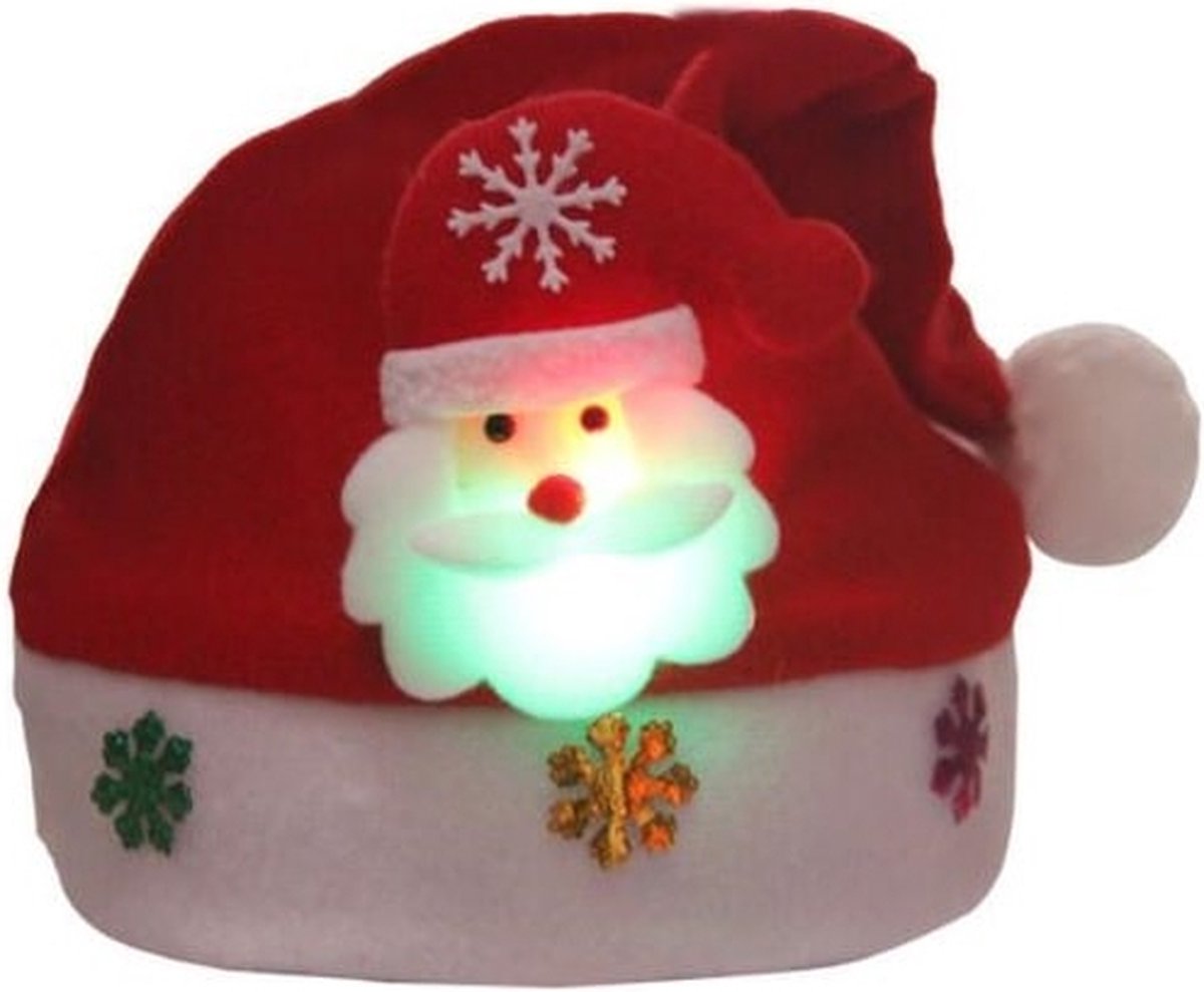 Kerstmuts Kerstman Knipperend
