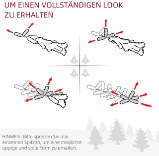 Kerstster Kunstspar kunstkerstboom 1,8 m groen