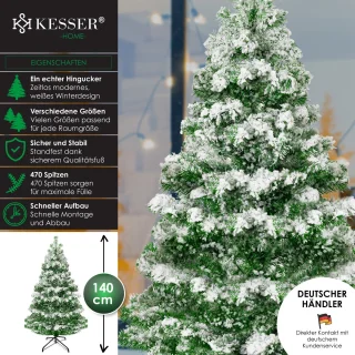 KESSER® Kunstkerstboom PE Sneeuw 140cm