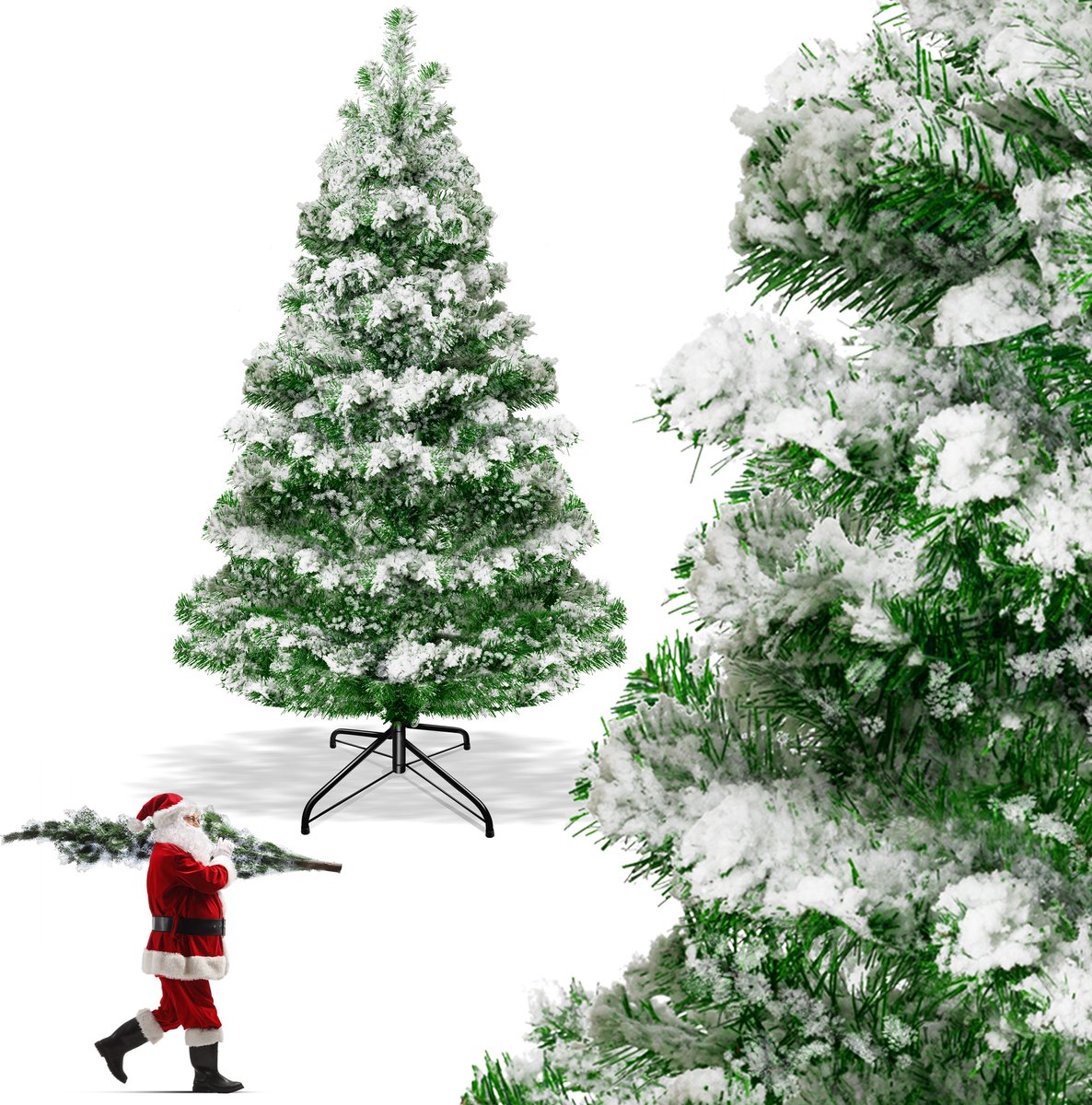 KESSER Kunstkerstboom PE Sneeuw 180cm