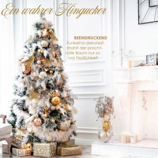 KESSER® Kunstkerstboom PE Sneeuw 210cm