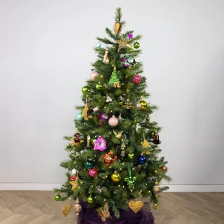 King Tree Kunstkerstboom 180 cm met verlichting