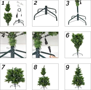 King Tree Kunstkerstboom 180 cm met verlichting