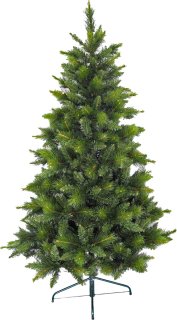 De King Tree kunstkerstboom 210 cm in één oogopslag