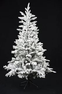 Kingston Flocked PE Hinged kunstkerstboom 150cm