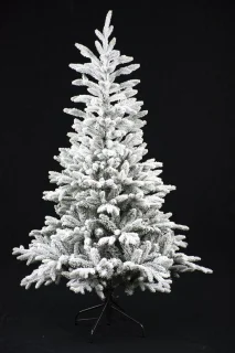 Kingston Flocked PE Hinged kunstkerstboom 150cm