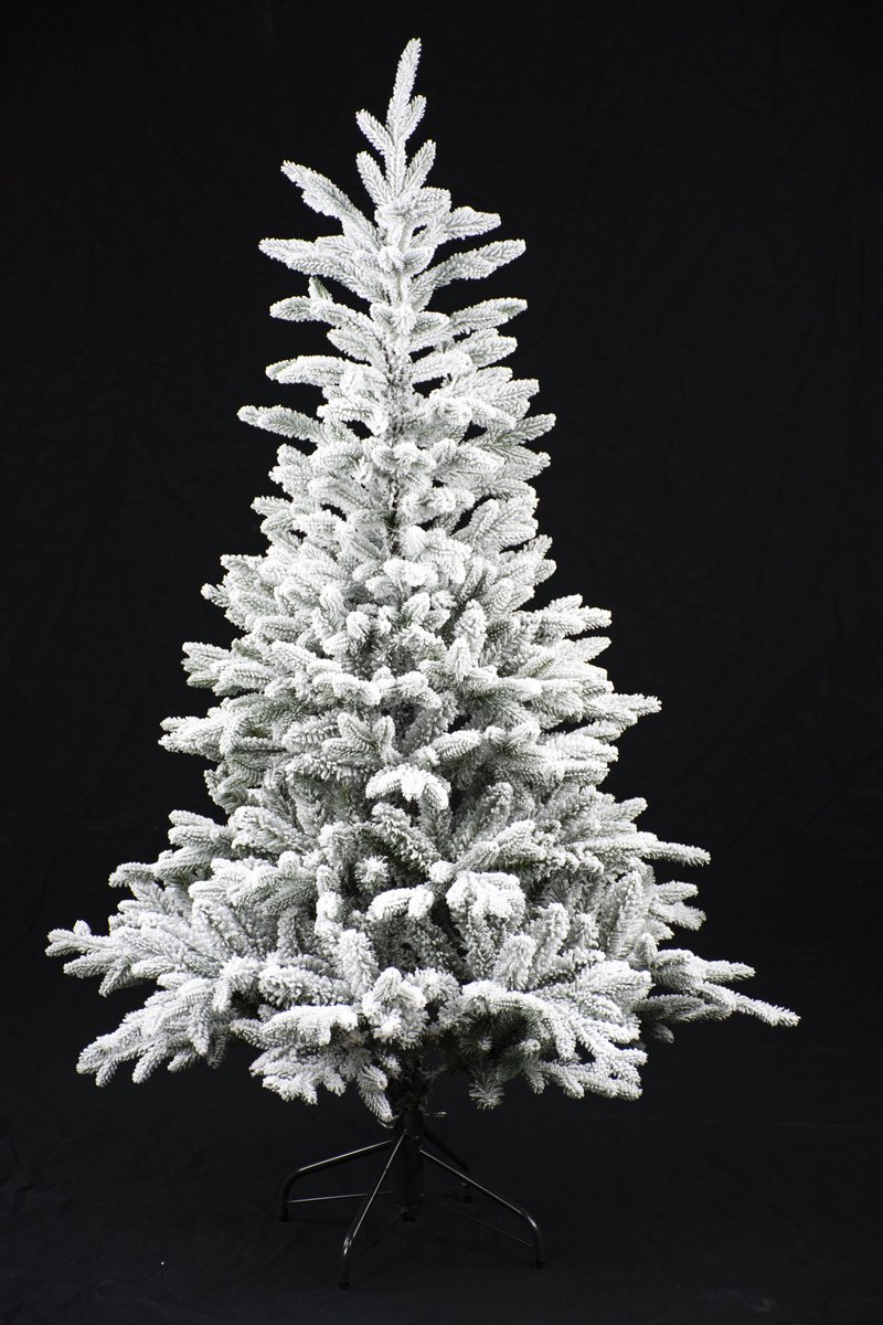 Kingston Kunstkerstboom Flocked PE Hinged 180cm