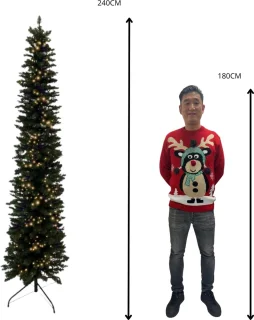 KJ Candletree Kunstkerstboom 240 cm