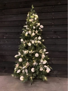 KJ Kunstkerstbomen Halve kunstkerstboom Memphis 180 cm