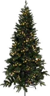 KJ Kunstkerstbomen Halve kunstkerstboom Memphis 180 cm