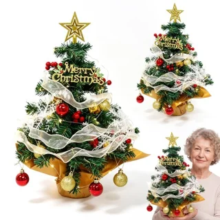 Kleine kerstboom 60 cm met ledverlichting