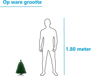 Kleine Kerstboom 60cm Tafelmodel Kunstboom