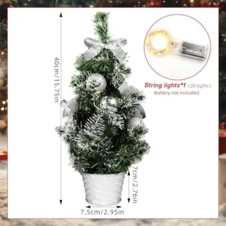 Kleine Kerstboom Tafeldecoratie 40 cm