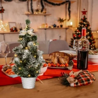 Kleine Kerstboom Tafeldecoratie 40 cm