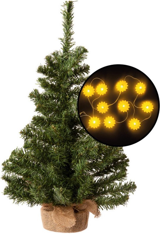 Kleine kunst kerstboom groen 60 cm