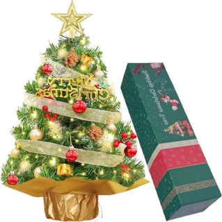 Kleine kunstkerstboom 60 cm - groene tafelboom