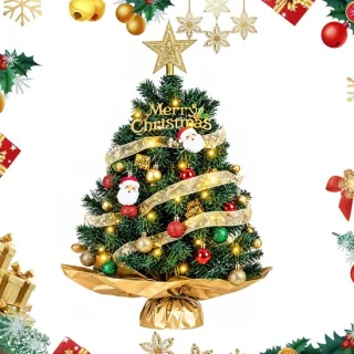 Kleine kunstkerstboom groen 30 cm