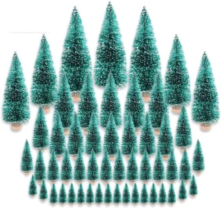 Kleine kunstkerstboom tafeldecoratie