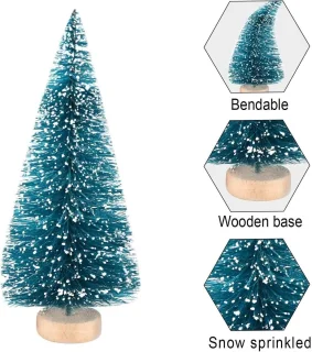 Kleine kunstkerstboom tafeldecoratie