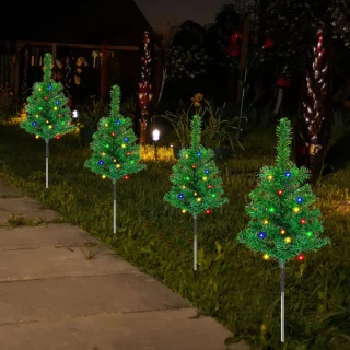 Kleine Kunstkerstboompjes Kerstverlichting