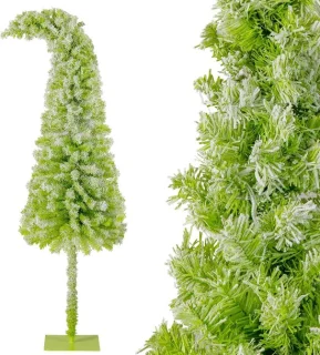 KOMFOTTEU kerstboom met groene sneeuw en vruchten