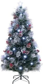 KOMFOTTEU Kunstkerstboom 180 cm met dennenappels