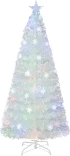 KOMFOTTEU kunstkerstboom met kleurrijke verlichting (180 cm)