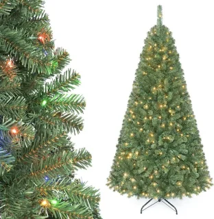 KOMFOTTEU kunstkerstboom met ledverlichting