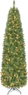 KOMFOTTEU kunstkerstboom met ledverlichting