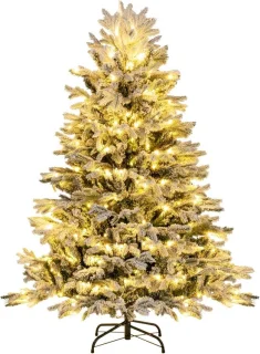 KOMFOTTEU kunstkerstboom met sneeuwbedekking (180 cm)