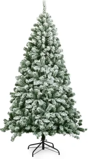 KOMFOTTEU kunstkerstboom met sneeuwvlokken (180 cm)