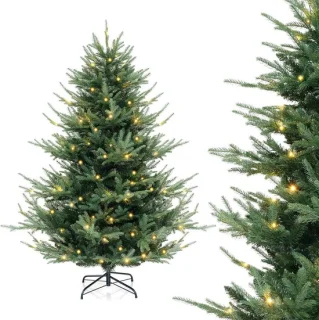KOMFOTTEU kunstkerstboom met verlichting (135 cm)
