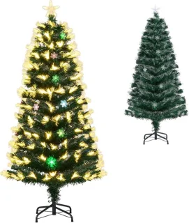 KOMFOTTEU kunstkerstboom met verlichting (150 cm)