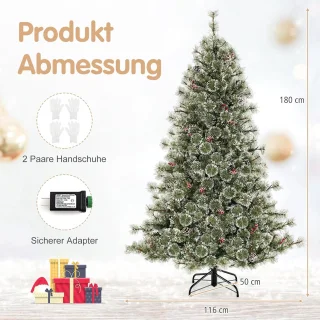 KOMFOTTEU kunstkerstboom voor winkel, thuis en kantoor