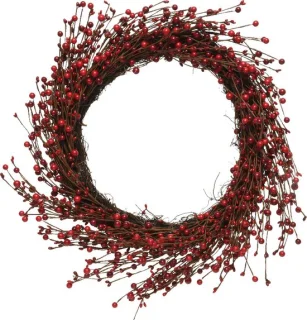 Krans foam 60 cm rood Everlands