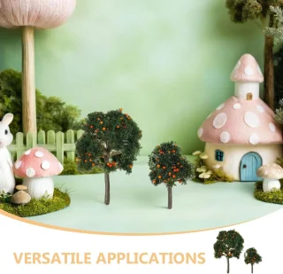 Kunst boompjes miniatuur planten diorama decoratie