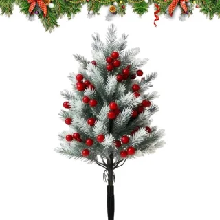 Kunst cederboom decoratie boom 56 cm groen