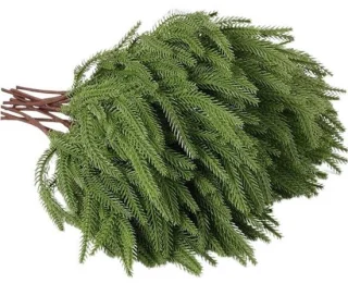 Kunst dennentakken Kerst 52 cm groen