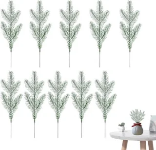 Kunst dennentakken kerstdecoratie 24cm groen