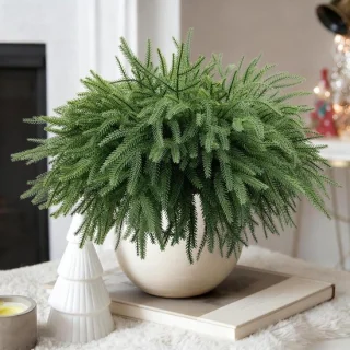 Kunst dennentakken kerstdecoratie 45 cm groen