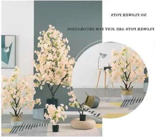 Kunst kersenbloesemboom - zijden sakura - 190 cm - lichtroze