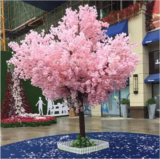 Kunst kersenboom - 1.5 x 1.2 meter - roze