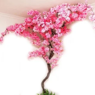 Kunst kersenboom roze