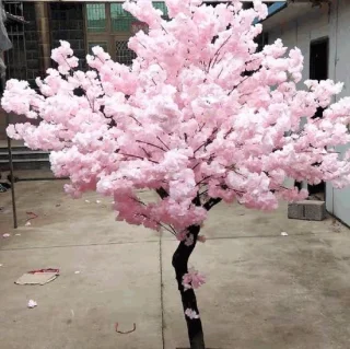 Kunst kersenboom zijde bloesem 1.2 x 1m roze