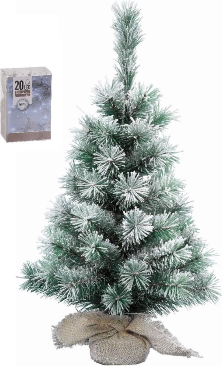 Kunst Kerstboom Besneeuwd 35 cm Helder Wit