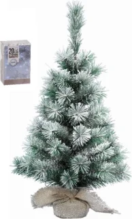 Kunst Kerstboom Besneeuwd 35 cm Helder Wit